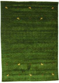  ギャッベ ルーム Two Lines - グリーン 絨毯 160X230 モダン 深緑色の (ウール, インド)