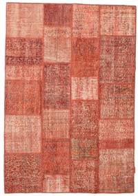  パッチワーク 絨毯 140X203 モダン 手織り 赤/深紅色の (ウール, トルコ)