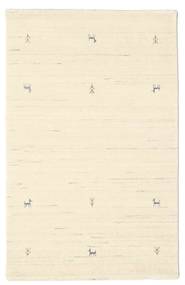  ギャッベ ルーム Two Lines - オフホワイト 絨毯 100X160 モダン ベージュ/黄色 (ウール, インド)
