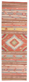 キリム Mersin 絨毯 80X250 モダン 手織り 廊下 カーペット 錆色 (ウール, インド)