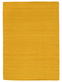  キリム ルーム - 黄色 絨毯 200X300 モダン 手織り 黄色 (ウール, インド)