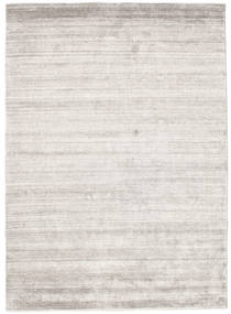  Bamboo シルク ルーム - 薄い グレー 絨毯 140X200 モダン 薄い灰色 ( インド)