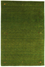  ギャッベ ルーム Frame - グリーン 絨毯 190X290 モダン 深緑色の (ウール, インド)