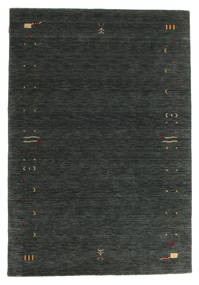  ギャッベ ルーム Frame - ダーク グレー/グリーン 絨毯 160X230 モダン 深緑色の (ウール, インド)