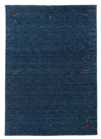  ウール 絨毯 160X230 Gabbeh Loom Frame 紺色の 絨毯 