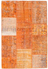  パッチワーク 絨毯 121X180 モダン 手織り オレンジ/薄茶色 (ウール, トルコ)