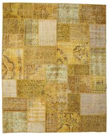  パッチワーク 絨毯 242X301 モダン 手織り オリーブ色/黄色 (ウール, トルコ)
