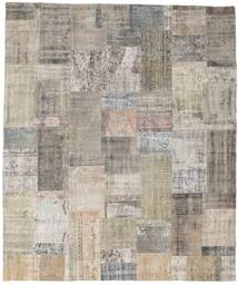  パッチワーク 絨毯 251X300 モダン 手織り 薄い灰色/薄茶色 大きな (ウール, トルコ)