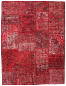 絨毯 パッチワーク 絨毯 192X251 赤/深紅色の (ウール, トルコ)