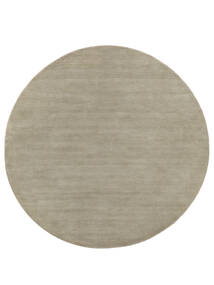  ハンドルーム - Greige 絨毯 Ø 200 モダン ラウンド 薄い灰色/薄茶色 (ウール, インド)