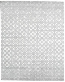  Himalaya 絨毯 244X306 モダン 手織り 薄い灰色/ホワイト/クリーム色 (ウール/バンブーシルク, インド)