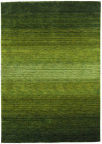160X230 絨毯 ギャッベ Rainbow - グリーン モダン グリーン (ウール, インド)