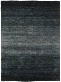  ギャッベ Rainbow - グレー 絨毯 140X200 モダン 黒/濃いグレー (ウール, インド)