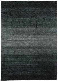  ギャッベ Rainbow - グレー 絨毯 160X230 モダン 黒/濃いグレー (ウール, インド)