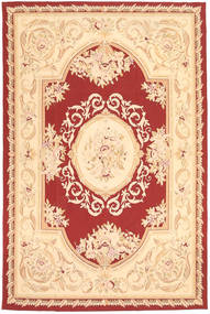  Aubouson 絨毯 184X281 オリエンタル 手織り ベージュ/赤 (ウール, )