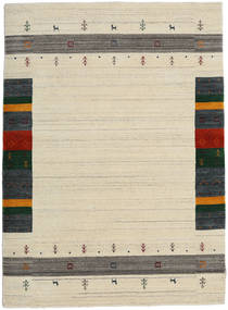  ウール 絨毯 140X200 Loribaf Loom Designer クリームホワイト/マルチカラー 小 絨毯 