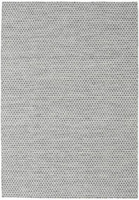  キリム Honey Comb - グレー 絨毯 160X230 モダン 手織り 濃いグレー/薄い灰色 (ウール, インド)