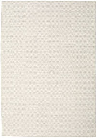  キリム Long Stitch - ベージュ 絨毯 240X340 モダン 手織り 薄い灰色/ベージュ (ウール, インド)