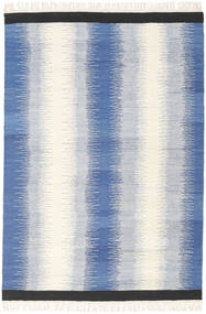  Ikat - 青 絨毯 140X200 モダン 手織り ベージュ/青 (ウール, インド)