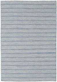 絨毯 キリム Long Stitch 絨毯 - 青 160X230 青 (ウール, インド)