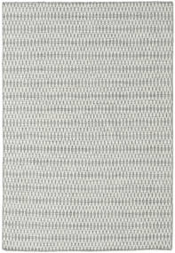 160X230 絨毯 キリム Long Stitch 絨毯 - グレー モダン 手織り グレー (ウール, インド)