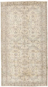  カラード ヴィンテージ 絨毯 113X206 モダン 手織り 薄い灰色/暗めのベージュ色の (ウール, トルコ)
