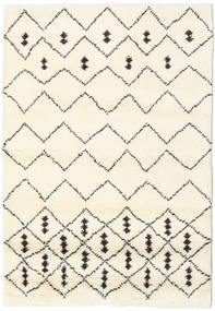 絨毯 手織り Berber インド 絨毯 - オフホワイト/茶 120X180 オフホワイト/茶 (ウール, インド)