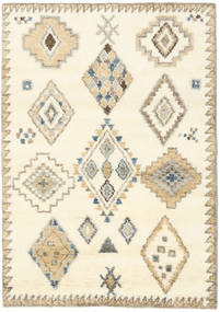  Berber インド - オフホワイト/ベージュ 絨毯 140X200 モダン 手織り オフホワイト/ベージュ (ウール, )