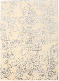  Orient Express - 白/グレー 絨毯 210X290 モダン 手織り ベージュ/薄い灰色 (ウール/バンブーシルク, インド)