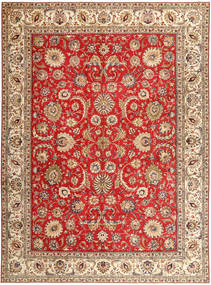  タブリーズ パティナ 絨毯 335X454 オリエンタル 手織り 薄茶色/錆色 大きな (ウール, ペルシャ/イラン)