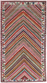  ハマダン パティナ 絨毯 107X200 オリエンタル 手織り 濃いグレー/深紅色の (ウール, ペルシャ/イラン)
