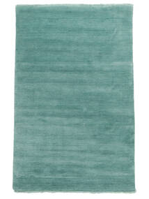  ハンドルーム Fringes - Aqua 絨毯 200X300 モダン ターコイズ/ターコイズブルー (ウール, インド)