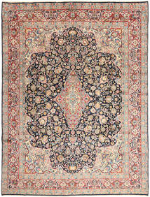  ケルマン 絨毯 277X368 オリエンタル 手織り ベージュ/濃いグレー 大きな (ウール, ペルシャ/イラン)
