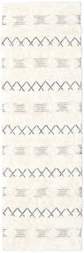  Shedir - 白 絨毯 80X250 モダン 手織り 廊下 カーペット ベージュ/黄色 (ウール, インド)