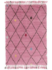 Alta キッズカーペット 120X180 小 ピンク ウール 絨毯 