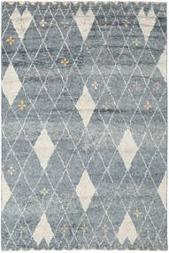  Hatsya - グレー 絨毯 200X300 モダン 手織り 薄い灰色/青 (ウール, インド)