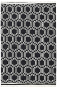  300X400 幾何学模様 大 Opti 絨毯 - 黒/白色 ウール, 