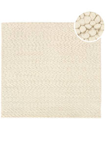  Bubbles - クリームホワイト 絨毯 250X250 モダン 正方形 クリームホワイト 大きな (ウール, )