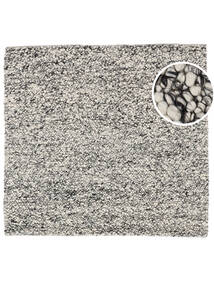  Bubbles - Melange グレー 絨毯 250X250 モダン 正方形 薄い灰色/濃いグレー 大きな (ウール, インド)