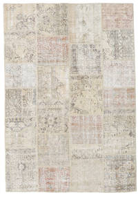  パッチワーク 絨毯 158X230 モダン 手織り 薄い灰色/オリーブ色 (ウール, トルコ)