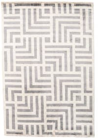 Maze 170X240 グレー/オフホワイト 幾何学模様 絨毯 