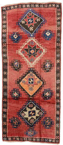  Herki ヴィンテージ 絨毯 162X383 オリエンタル 手織り 廊下 カーペット 深紅色の/濃い茶色 (ウール, トルコ)