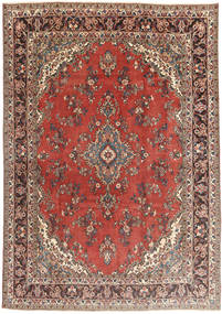 手織り ハマダン パティナ 絨毯 210X300 ペルシャ ウール 絨毯 赤/茶 絨毯 