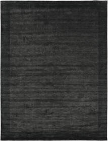 Handloom Frame 200X300 黒/濃いグレー 単色 ウール 絨毯 絨毯 