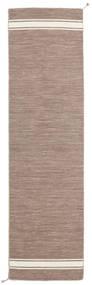  Ernst - ライトブラウン/オフホワイト 絨毯 80X300 モダン 手織り 廊下 カーペット ライトブラウン/オフホワイト (ウール, )
