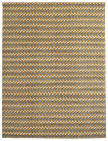  Sandnes 絨毯 270X360 モダン 手織り 黒/ベージュ 大きな (ウール, インド)
