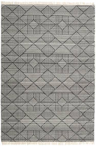  ウール 絨毯 200X300 Mauri チャコールグレー/クリームベージュ色 絨毯 