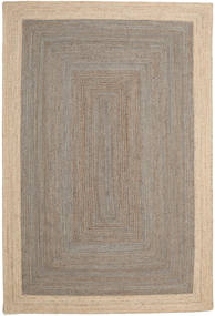 屋外カーペット Frida Frame - グレー/ナチュラル 絨毯 200X300 モダン 手織り 薄い灰色/薄茶色 ( インド)