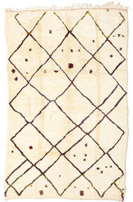  Berber Moroccan - Beni Ourain 絨毯 198X312 モダン 手織り ベージュ/暗めのベージュ色の (ウール, モロッコ)