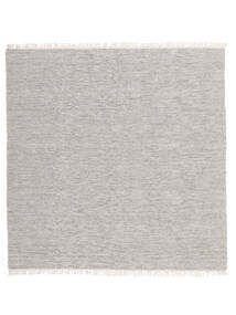 Melange 200X200 グレー 単色 正方形 ウール 絨毯 絨毯 